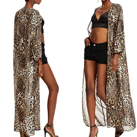 Leopard Maxi Cardigan - Picture 4 of 8